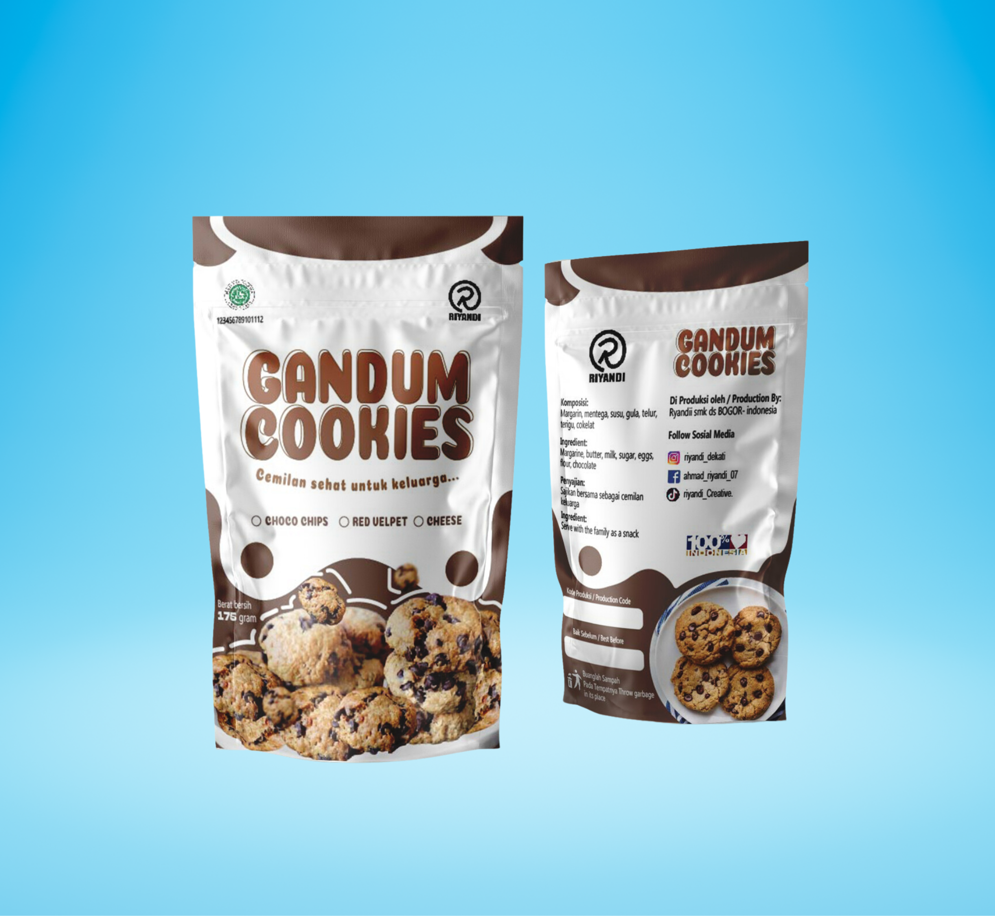 Mockup Design for Gandum Cookies