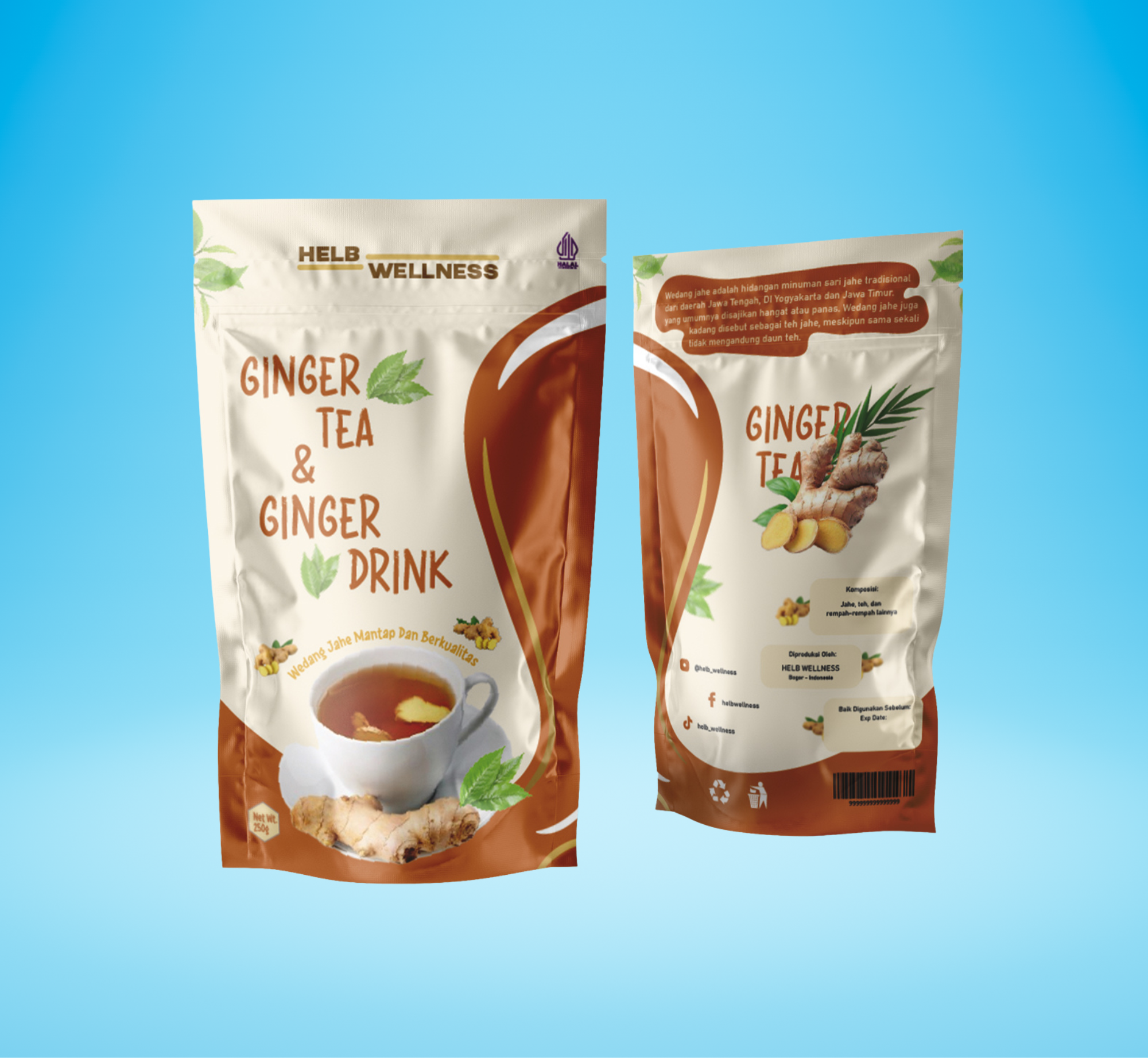 Mockup Design for Ginger Tea